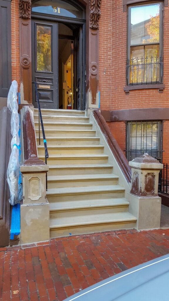 Well-maintained entrance of the property.