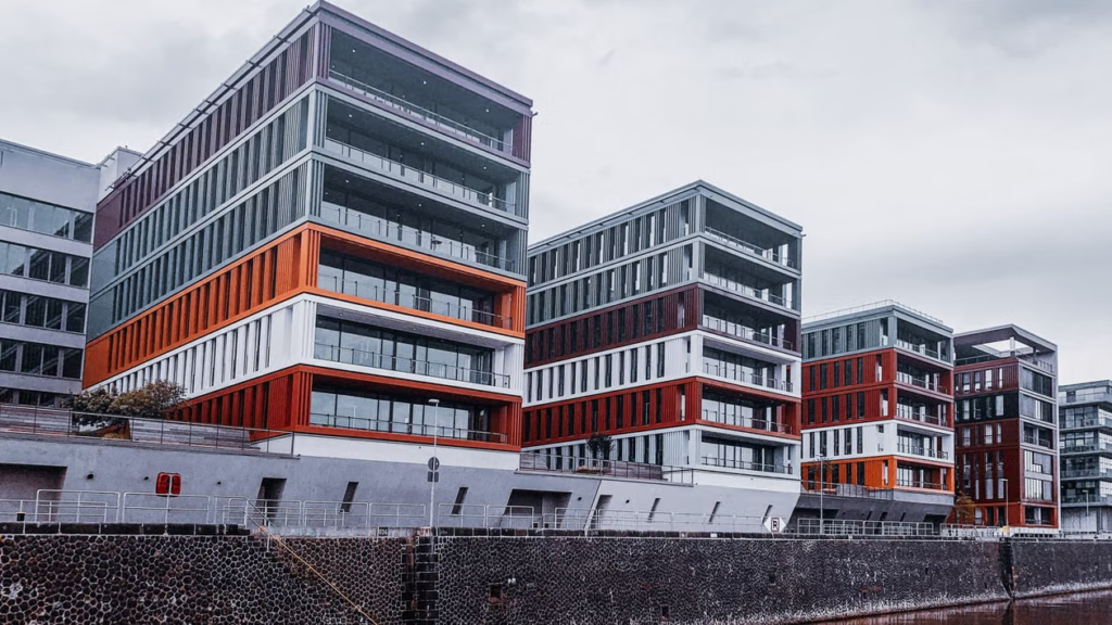 a commercial building exterior